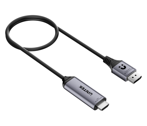 Unitek Kabel DisplayPort 1.4 na HDMI 2.1 8K@60Hz HDR DSC v1.2a 1,8m - 1614745 - zdjęcie 3